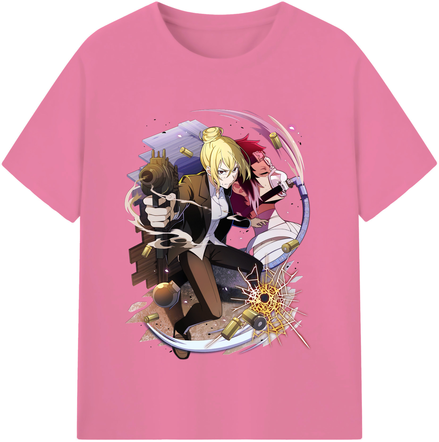 （画像用） 文豪ストレイドッグス Bungo Stray Dogs 綿100％半袖Tシャツ（フロントプリント）